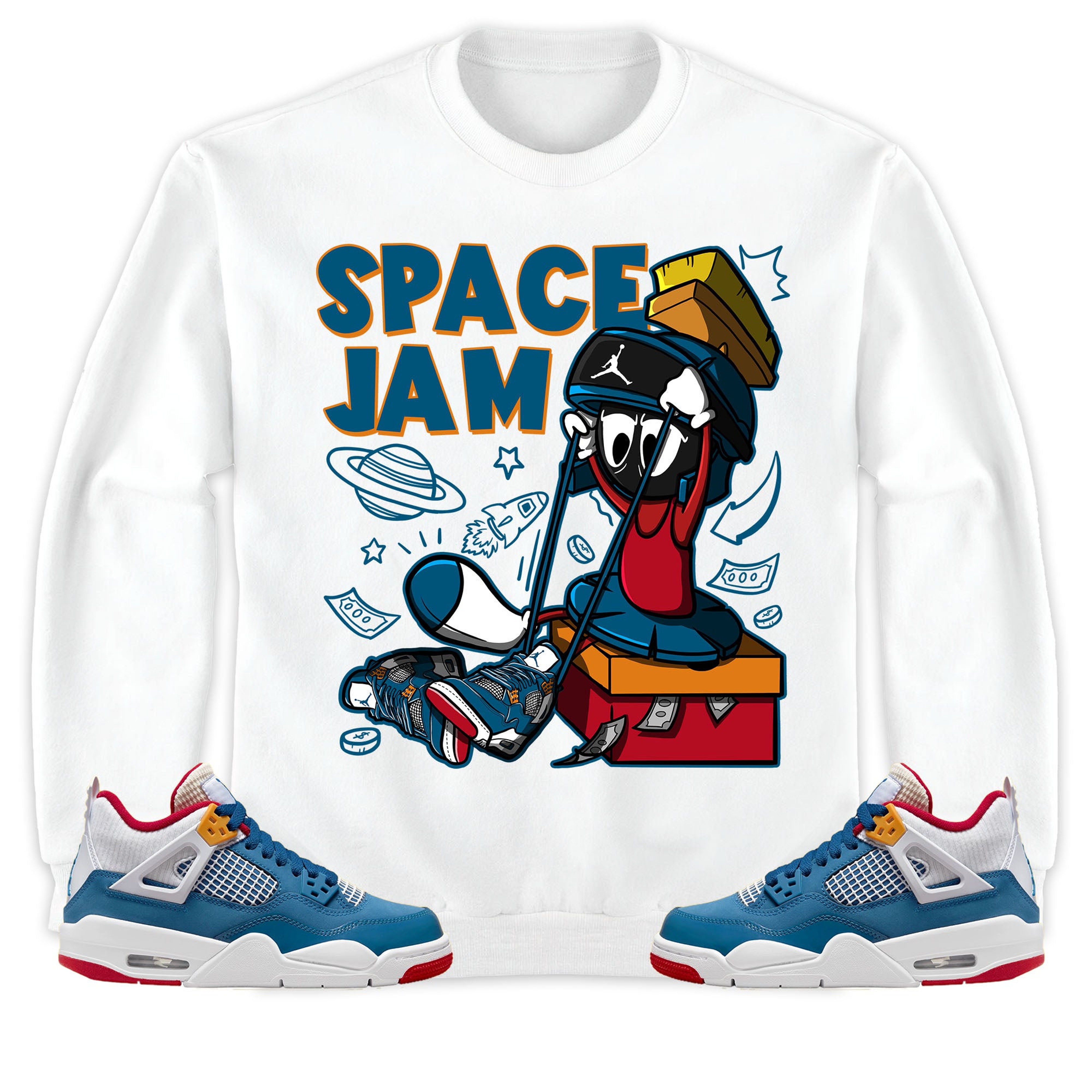 The Martian Marvin Unisex Sweatshirt Match 4s Messy Room