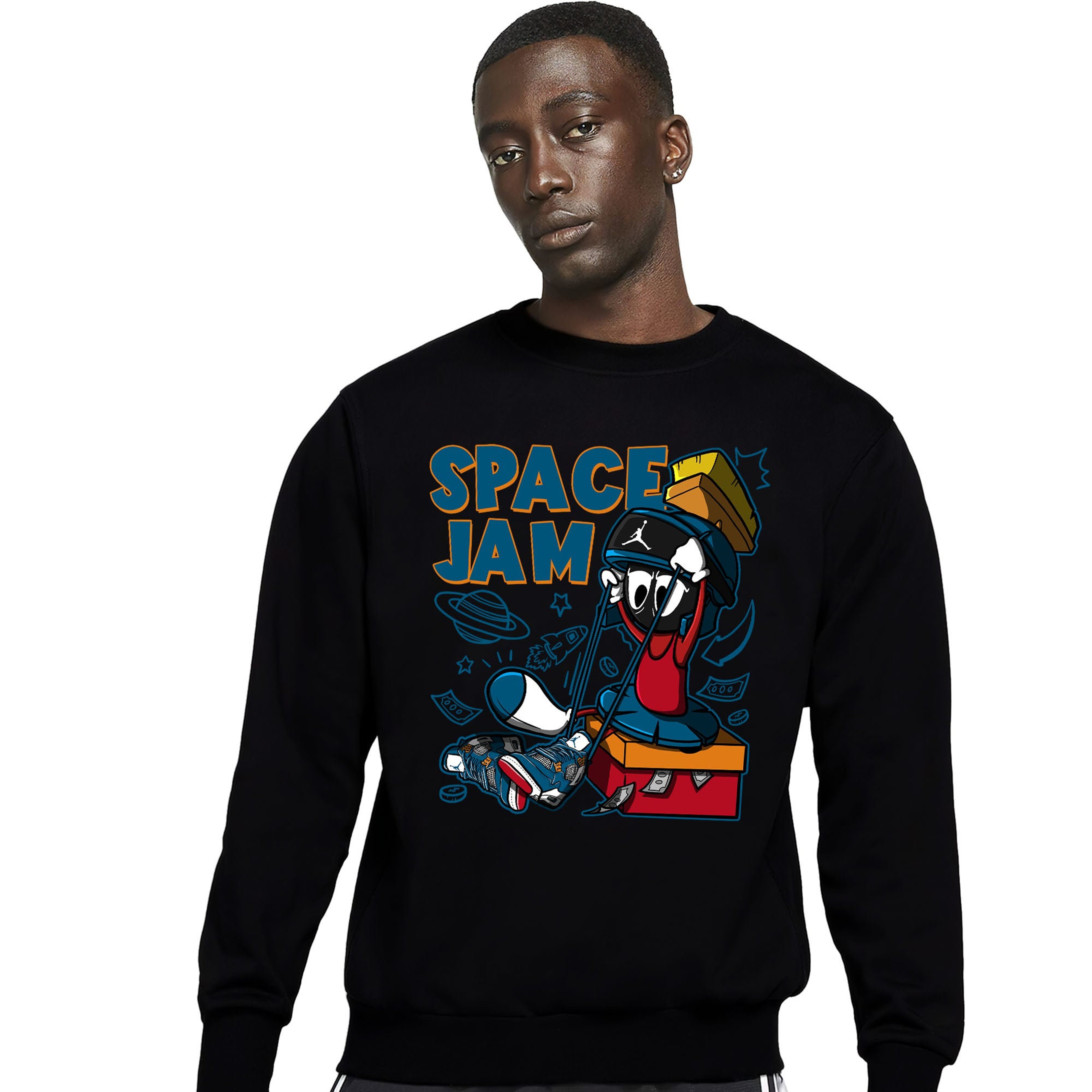The Martian Marvin Unisex Sweatshirt Match 4s Messy Room