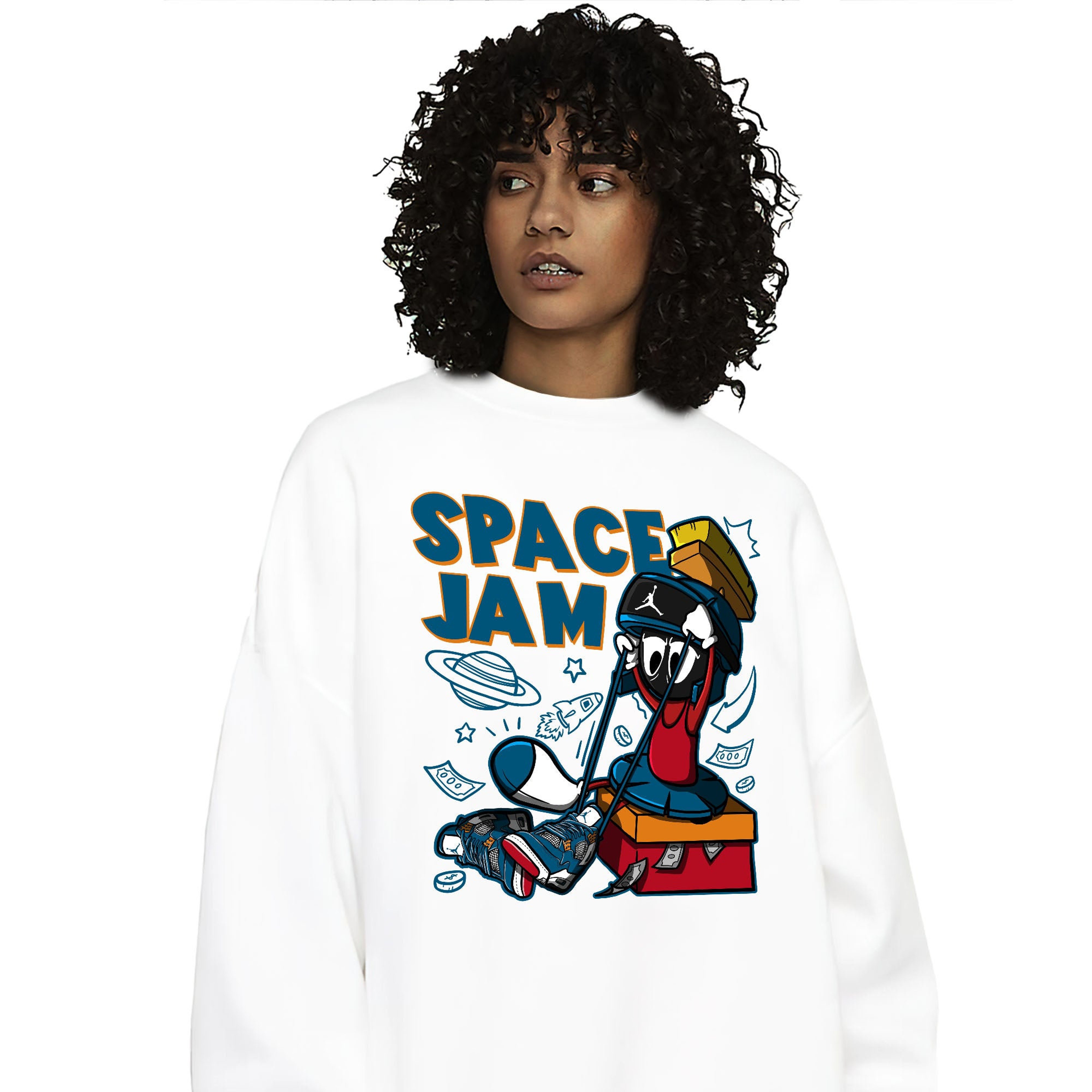 The Martian Marvin Unisex Sweatshirt Match 4s Messy Room