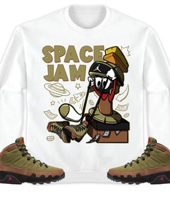 The Martian Marvin Unisex Sweatshirt Match 9s Boot NRG Beef And Broccoli