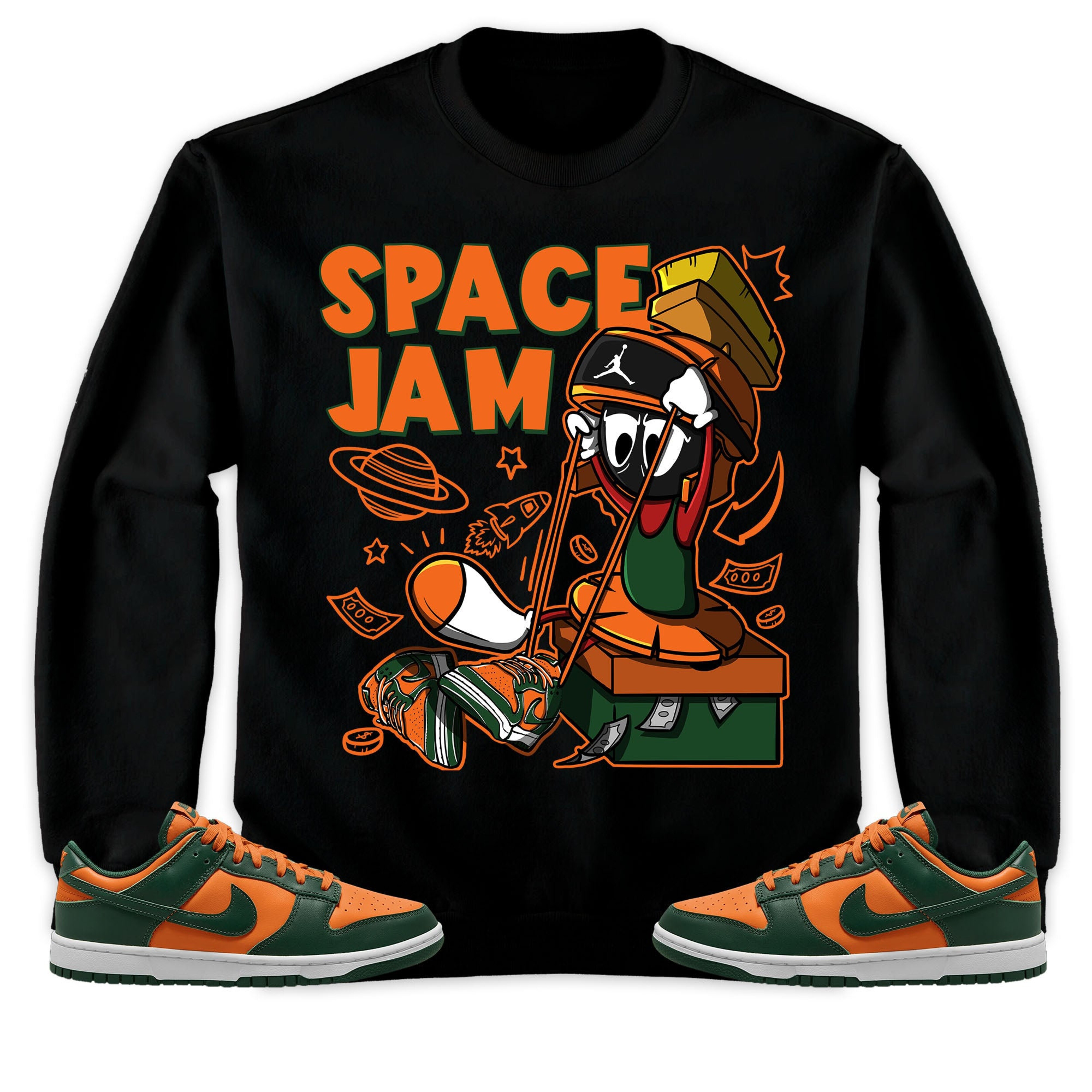 The Martian Marvin Unisex Sweatshirt Match Dunk Low Miami