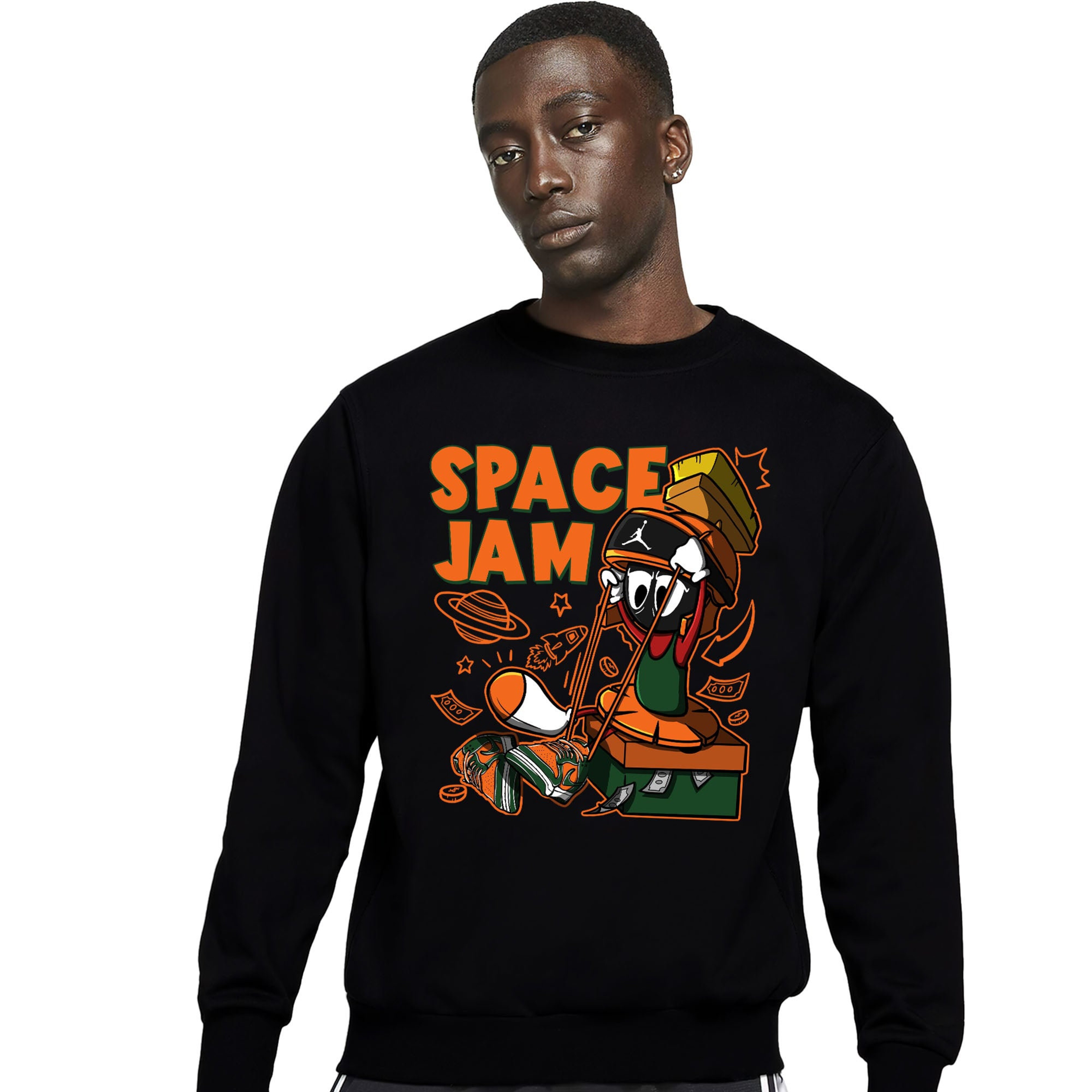 The Martian Marvin Unisex Sweatshirt Match Dunk Low Miami