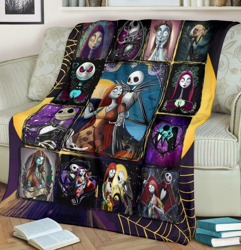 The Nightmare Before Christmas Blanket Tim Burton,Jack Skellington