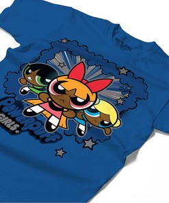 The Powerpuff Girls Shirt Match Jordan 1 High OG True Blue Shirt In Color Royal