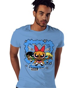 The Powerpuff Girls Shirt Match Jordan 5 University Blue Shirt In Color Carolina Blue