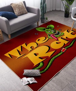 The Rat Rat Fink Rug Hot Rod Rug for Garage