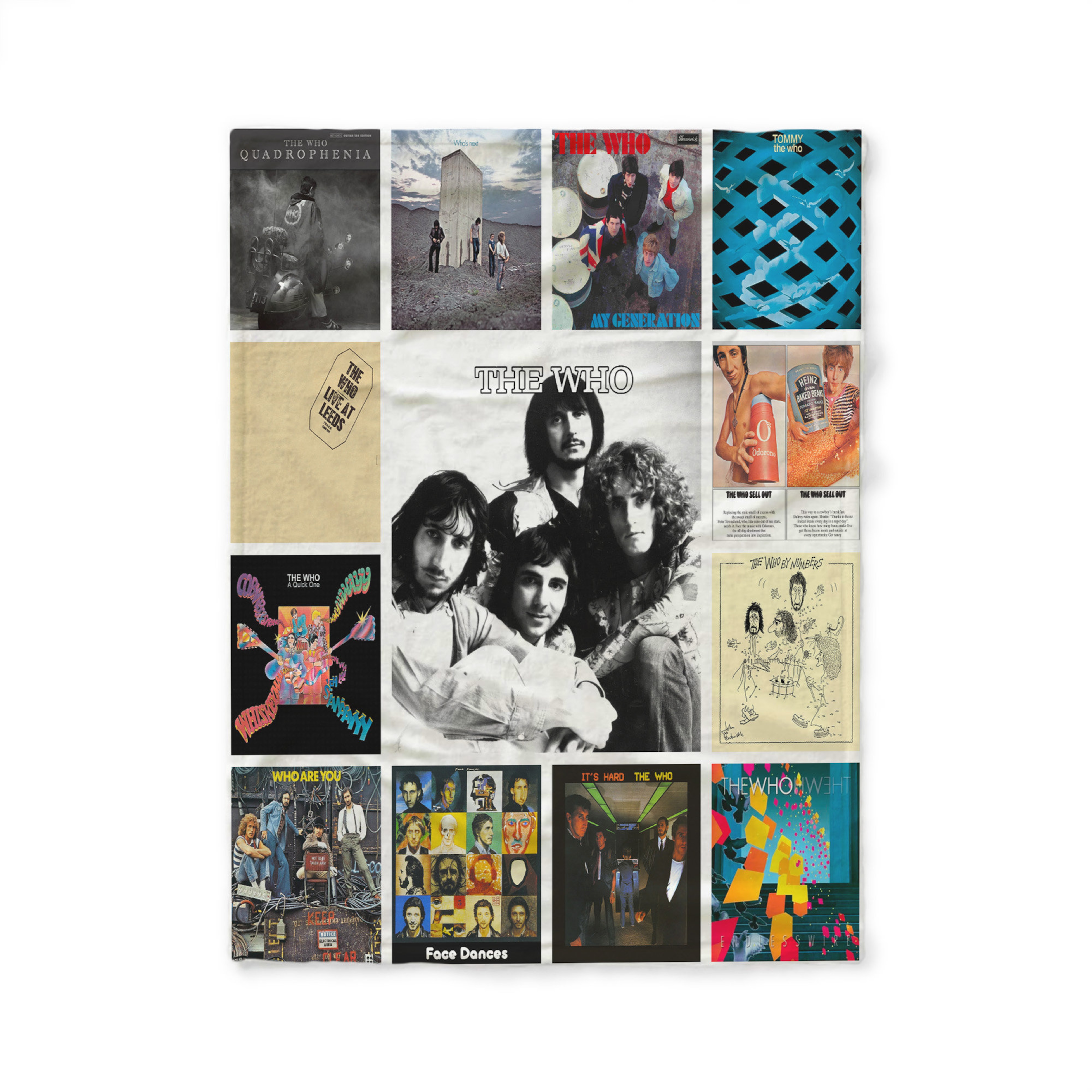 The Who Rock Band Blanket - Hard Rock Music Fan Lover Bedding Set