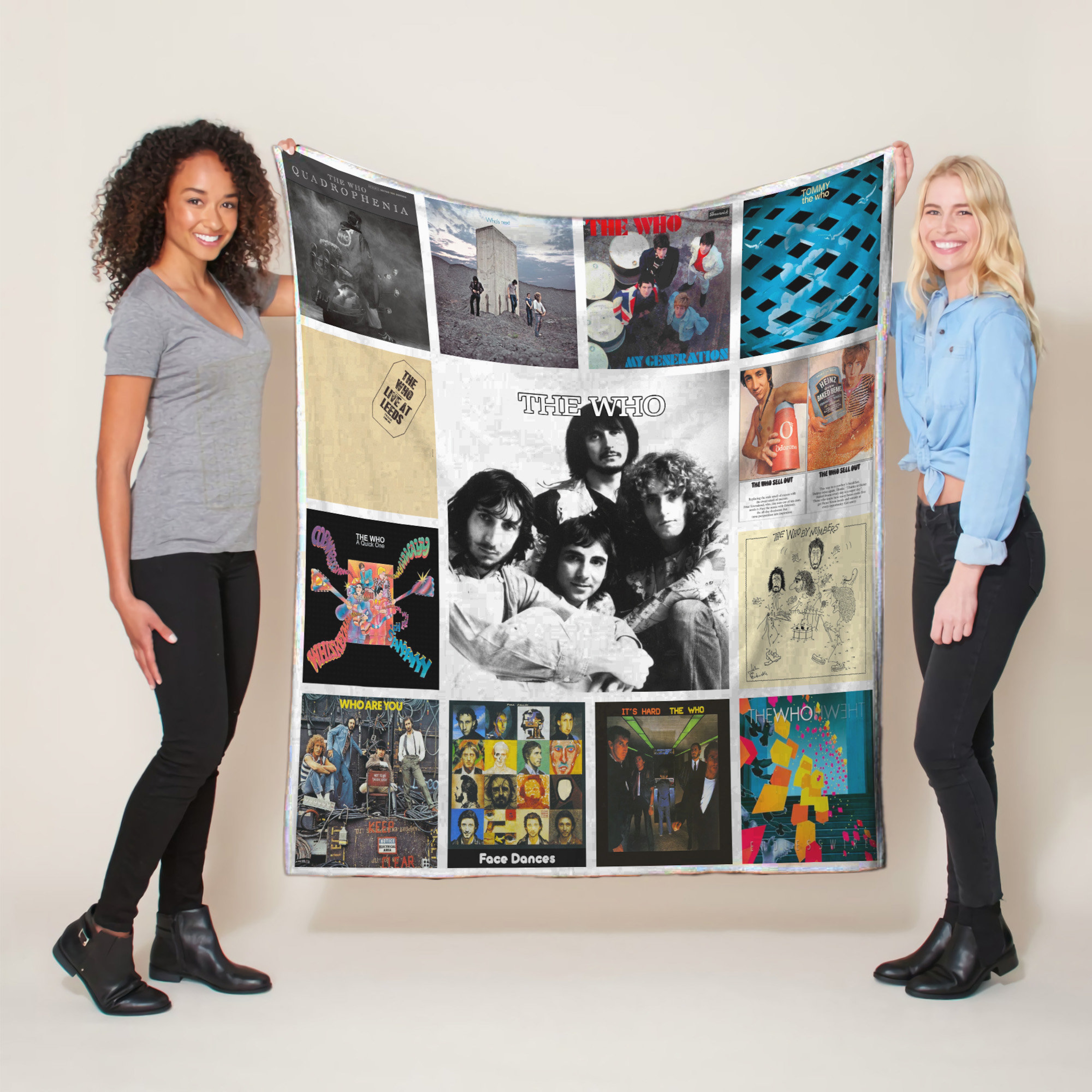 The Who Rock Band Blanket - Hard Rock Music Fan Lover Bedding Set