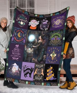 The Witch MoonChild Quilt Blanket, Mystical Gift