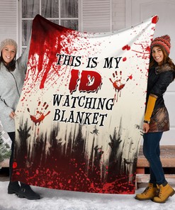 This Is My ID Watching Blanket - Movies Character Blanket - Halloween Movie Collage