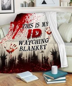 This Is My ID Watching Blanket - Movies Character Blanket - Halloween Movie Collage