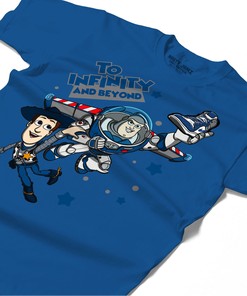 Toy Story Beyond Shirt Match Jordan 1 High OG True Blue Shirt In Color Royal