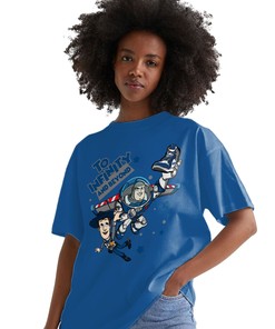 Toy Story Beyond Shirt Match Jordan 1 High OG True Blue Shirt In Color Royal