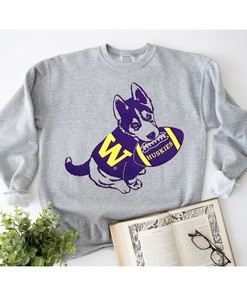 U W Husky Pup Shirt - UW Husky Pup Shirt in Vintage Style
