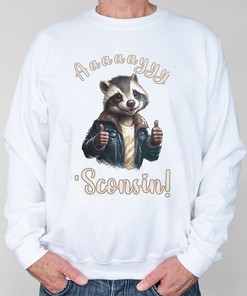 Unique Midwesterner Tee, 'Sconsin Badger Shirt, Happy Days Inspired Apparel, Fan Gift