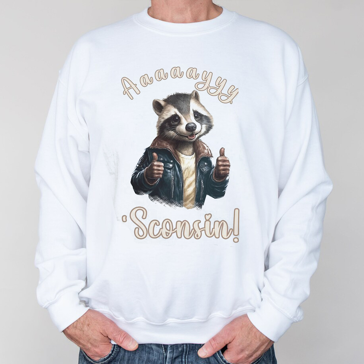 Unique Midwesterner Tee, 'Sconsin Badger Shirt, Happy Days Inspired Apparel, Fan Gift