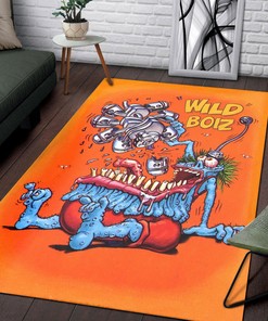 Unleash Your Wild Side with the Rat Fink Wild Boiz Rug - Perfect for Adventure Seekers