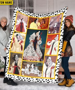 Villain Quilt Blanket - Cruella DeVille - Stylish Home Decoration Throw Blanket