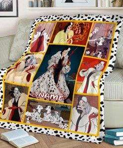 Villain Quilt Blanket - Cruella DeVille - Stylish Home Decoration Throw Blanket