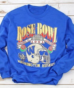 Vintage 1990S 90S 1991 Husky Huskies University Of Washington Uw Sweatshirt for Fans