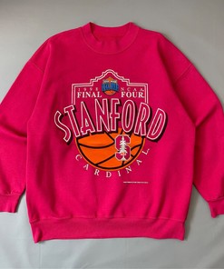 Vintage 1990S 90S 1998 Ncaa Final Four Stanford Cardinal College Basketball Shirt