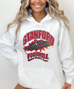 Vintage 1990S Stanford Football Collegiate California Ncaa Graphic Tee Shirt for Fans