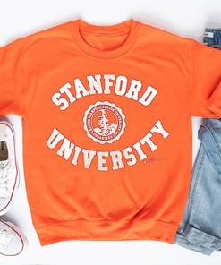 Vintage 80S Stanford University Big Logo Sweatshirts