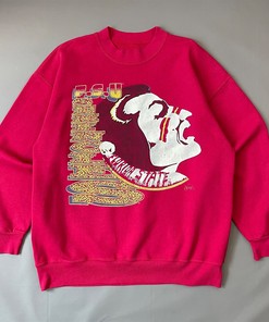 Vintage 90's Florida State University FSU T-Shirt Sweatshirt Hoodie Fan Gift
