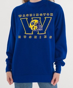 Vintage 90S Washington Huskies T Shirt - Vintage 90S Washington Huskies T-Shirt in Vintage Style