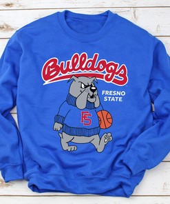 Vintage Fresno State Bulldogs T-Shirt Hoodie Sweatshirt