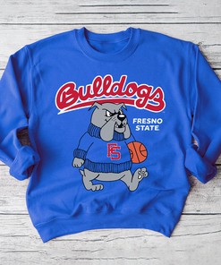 Vintage Fresno State Bulldogs T-Shirt Hoodie Sweatshirt