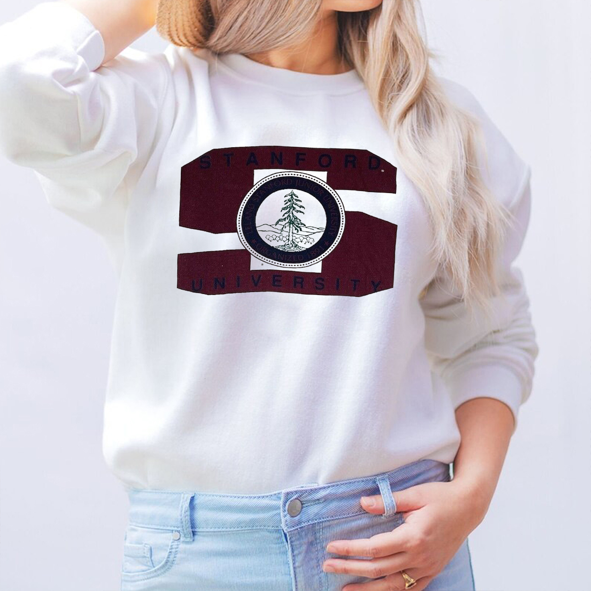 Vintage Jostens Shirt Stanford - Vintage Jostens Stanford Shirt in Vintage Style