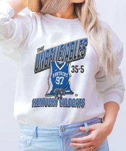 Vintage Kentucky Wildcats Basketball T-Shirt 1997 The Unbelievables 35-5, Fan Gift