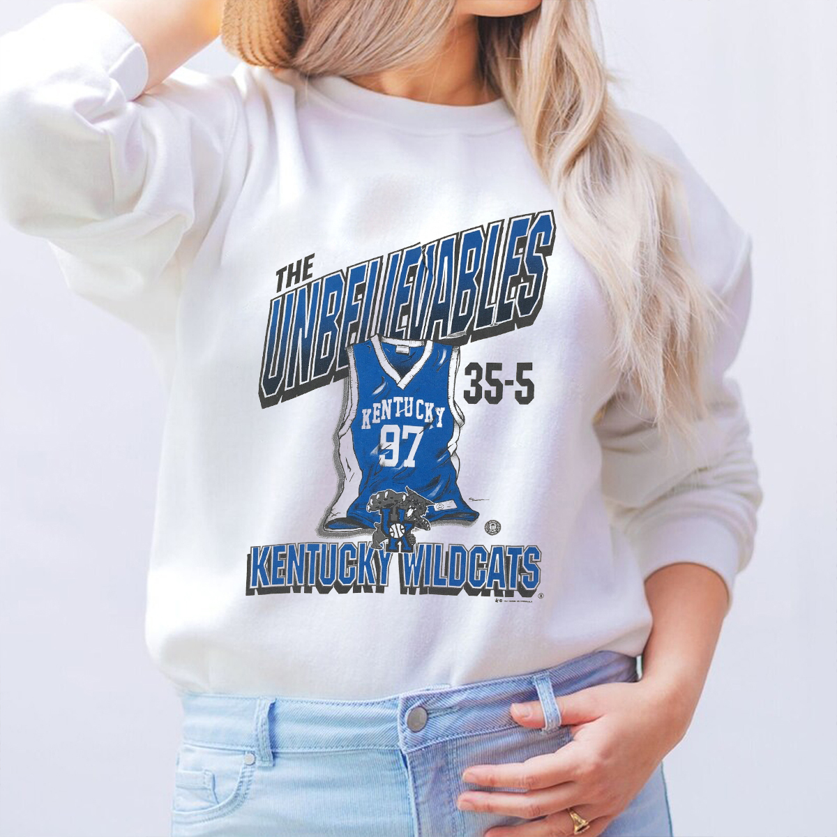Vintage Kentucky Wildcats Basketball T-Shirt 1997 The Unbelievables 35-5, Fan Gift