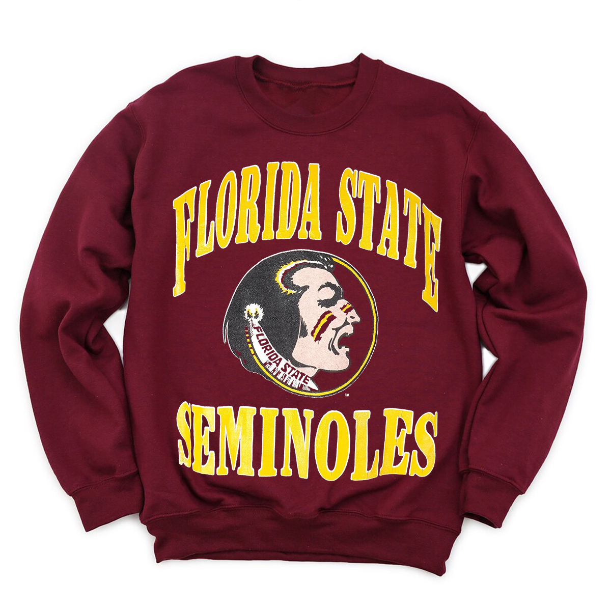 Vintage NCAA Florida State Seminoles Crew Neck Sweatshirt 1990s - Fan Gift