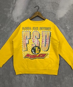 Vintage NCAA Florida State University Seminoles Crew Neck Sweatshirt 1990s - Fan Gift