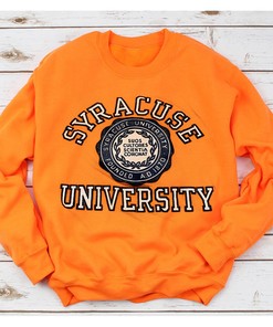 Vintage Orange University of Syracuse T-Shirt, 1980s Orangemen College Shirt