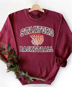 Vintage Stanford Basketball Logo T Shirt