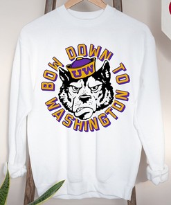 Washington Huskies Bow Down To Washington Logo T-Shirt for Fans