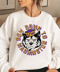 Washington Huskies Bow Down To Washington Logo T-Shirt for Fans