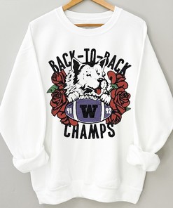 Washington Huskies Roses Back To Back '91-'92 Champs T-Shirt, Gift for Fans