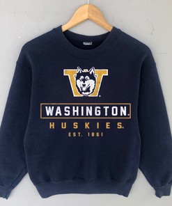 Washington Huskies Unisex Tee - Washington Huskies Unisex T-Shirt in Vintage Style