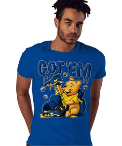 Winnie Pooh Got Em Shirt Match Jordan 14 Laney Shirt In Color Royal