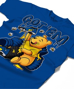 Winnie Pooh Got Em Shirt Match Jordan 14 Laney Shirt In Color Royal