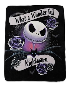 Wonderful Nightmare Fleece Blanket - The Nightmare Before Christmas