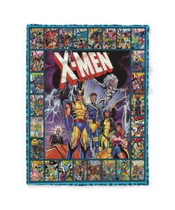Xmen Blanket Quilt - Exquisite Cotton Quilting Fabric Bedding Set for X-Men Fans