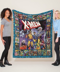 Xmen Blanket Quilt - Exquisite Cotton Quilting Fabric Bedding Set for X-Men Fans