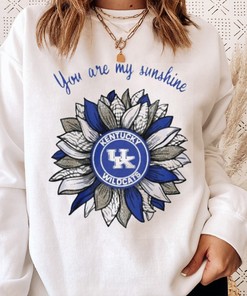 You Are My Sunshine Kentucky Wildcats Sunflower Shirt Fan Gift