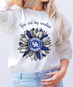 You Are My Sunshine Kentucky Wildcats Sunflower Shirt Fan Gift