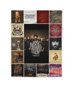 Zac Brown Band Quilt Blanket - Perfect Gift for Zac Brown Band Fans